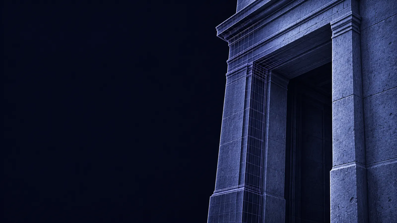 A monumental doorway