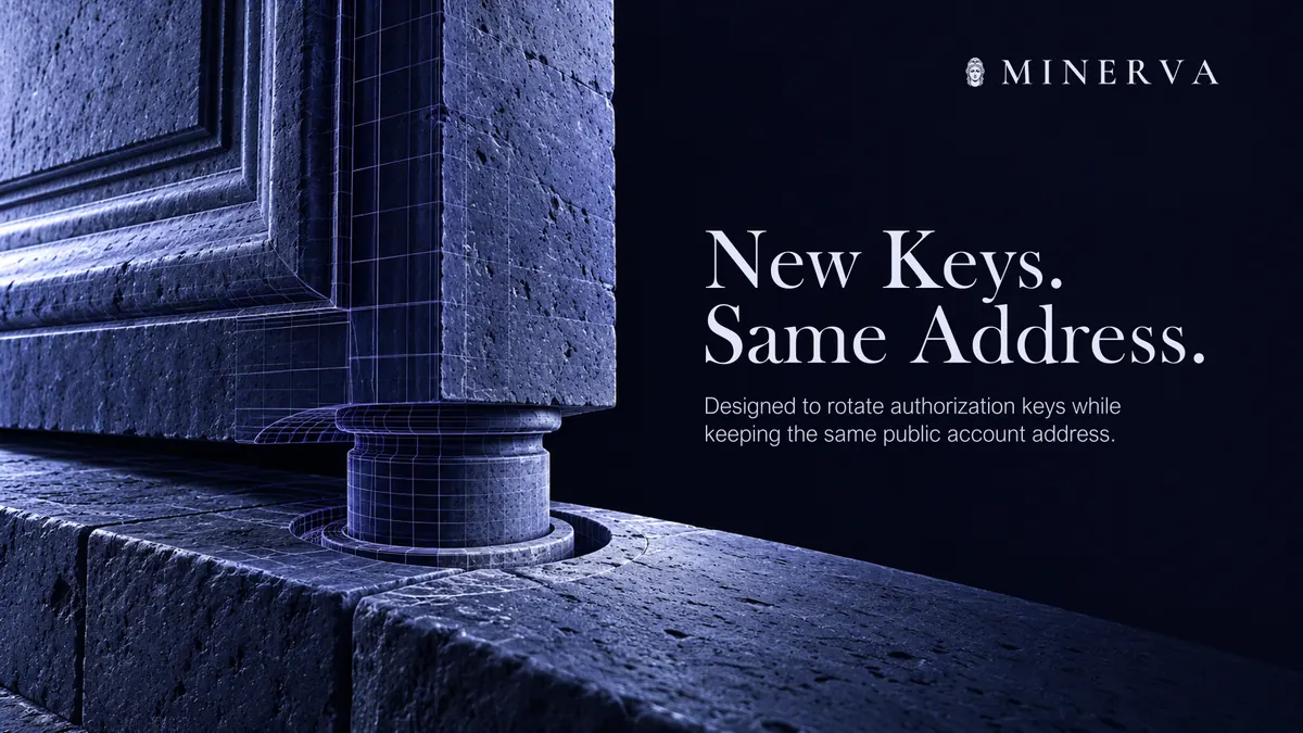 New keys. Same address.